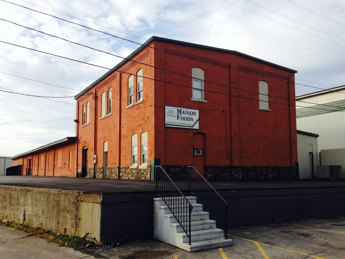 The Manion Foods building in Superior, WI